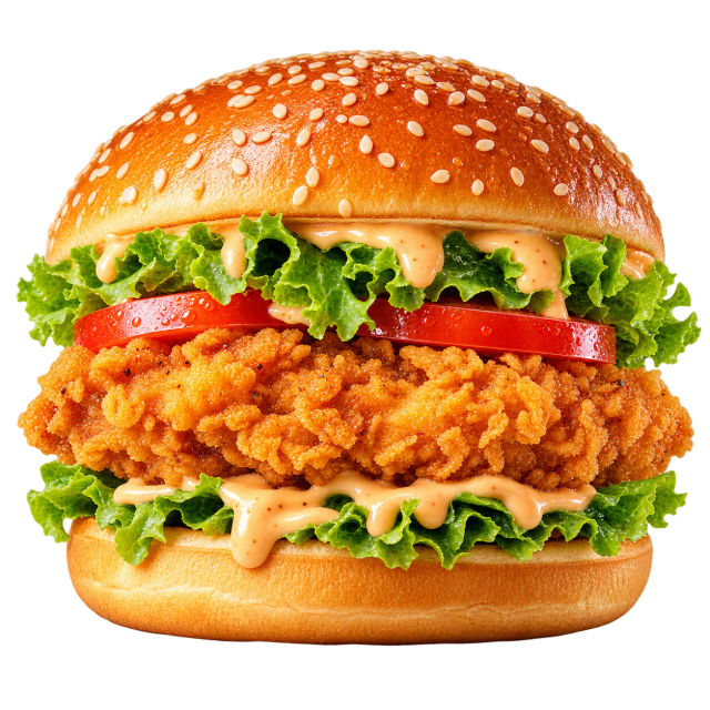 Crispy Chicken Burger – Master Cruisty